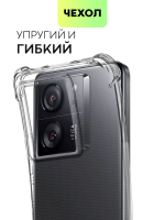 Чехол BROSCORP для Xiaomi 13T Pro (арт.XM-13T-HARD-TPU-TRANSPARENT )