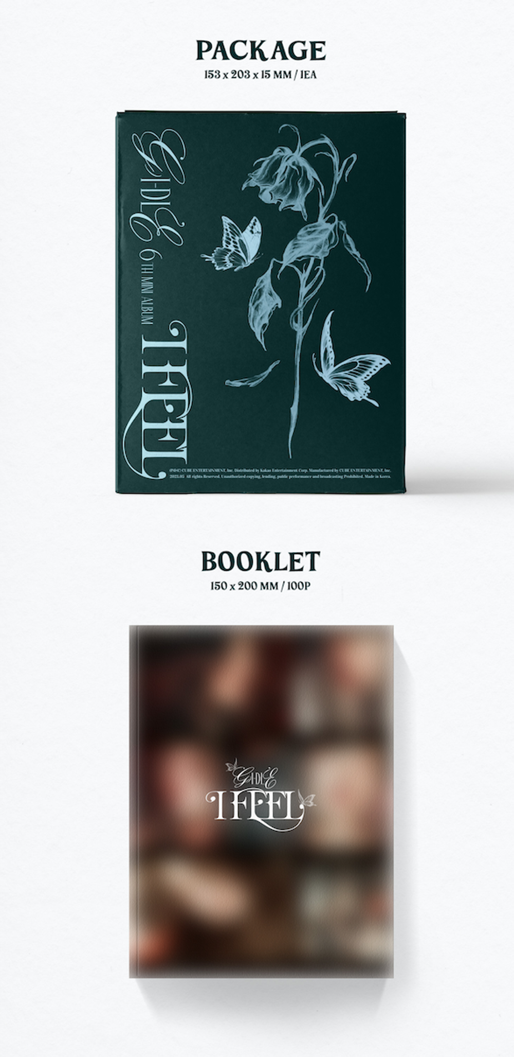 Альбом i-dle - I feel (Butterfly Ver.)