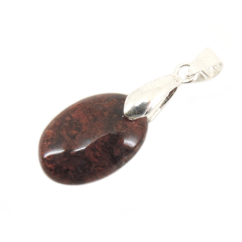 Кулон "Овал" питерсит асс