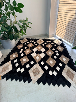 Покрывало меховое ковер из шкуры овчины