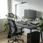 8332/15FL LEDIO темно-серый, металл/пластик Торшер LED 15W 3000/4000/6000K ССТ/диммер/LCD 220-240V GENRI