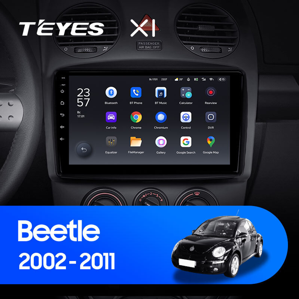 Teyes X1 9"для Volkswagen Beetle A4 2002-2011