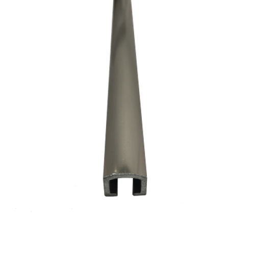 Фриз алюм. 10*8мм П-обр. Титан глянец 2,7м "А-Э"(Listelo)