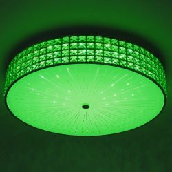 Citilux Портал CL32410G1 LED RGB Люстра хрустальная с пультом Хром