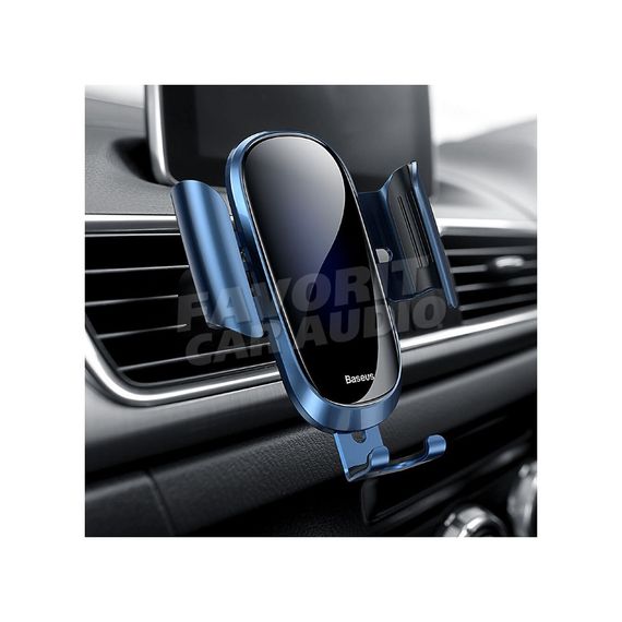 Держатель Baseus Future металл стекло воздуховод шарнир синий