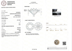 Лабораторно-выращенный бриллиант Кр-57 6.52-6.53 мм D/VVS1 1.06 ct