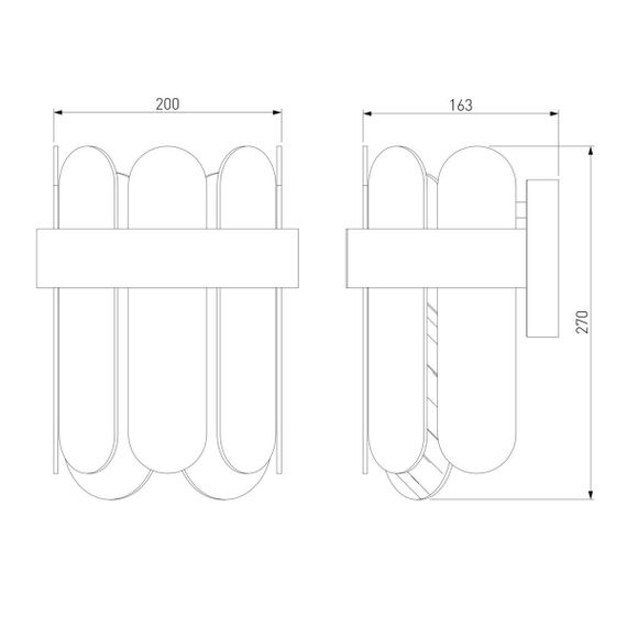 Настенный светильник Bogates Conte 333/1