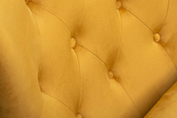 Кресло Garda Decor Rimini горчичное