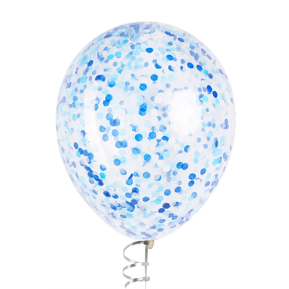 Конфетти Круги тишью ассор Голубое 10гр