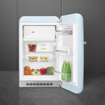 SMEG FAB10RPB5 Отдельностоящий однодверный холодильник, стиль 50-х годов, 54,5 см, пастельный голубой, петли справа