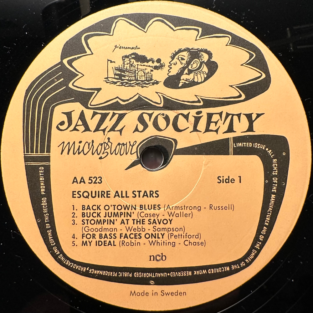 Louis Armstrong And The Esquire All Stars - Metropolitan Opera House Jam Session January 18, 1944 2LP (Швеция)