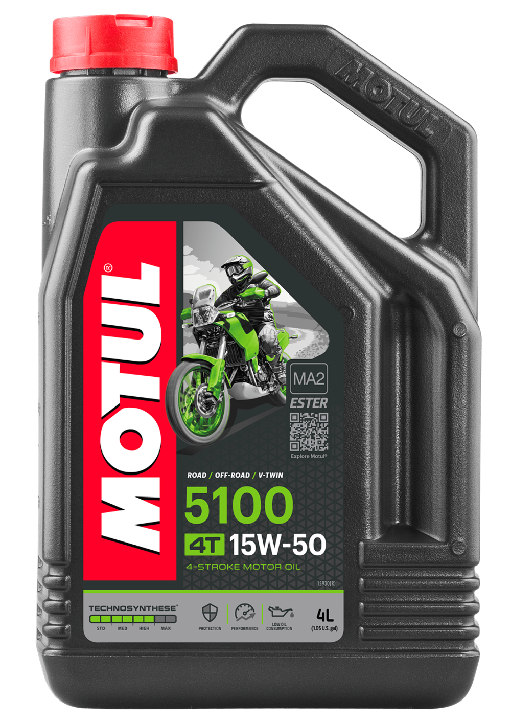 Моторное масло синтетическое MOTUL 5100 4T 15W50