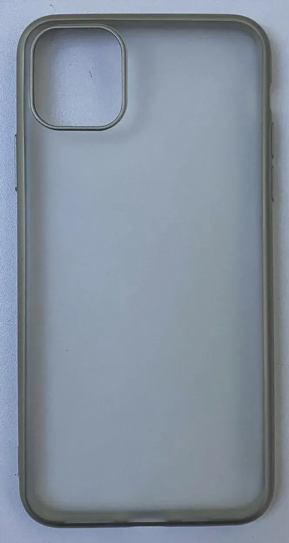 Чехол-накладка FaisON Stylish Series для Apple iPhone 11 Pro Max силиконовый (серебристый)
