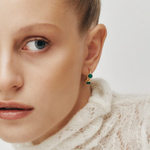 Серьги КОЛТ позолота с хризопразами