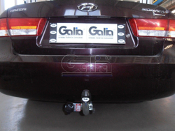 Фаркоп оцинкованный Galia H065A для Hyundai Sonata, 4dv, 2004- Type A(паспорт и сертификат в комплекте)(без электрики)