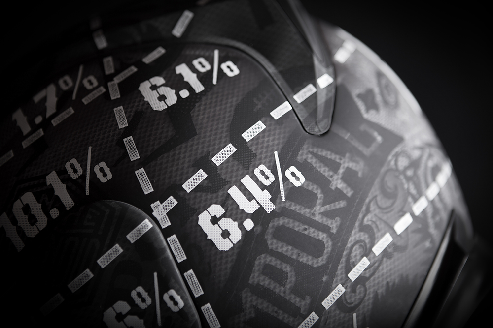 Мотошлем - ICON AIRFRAME STATISTIC (черный)