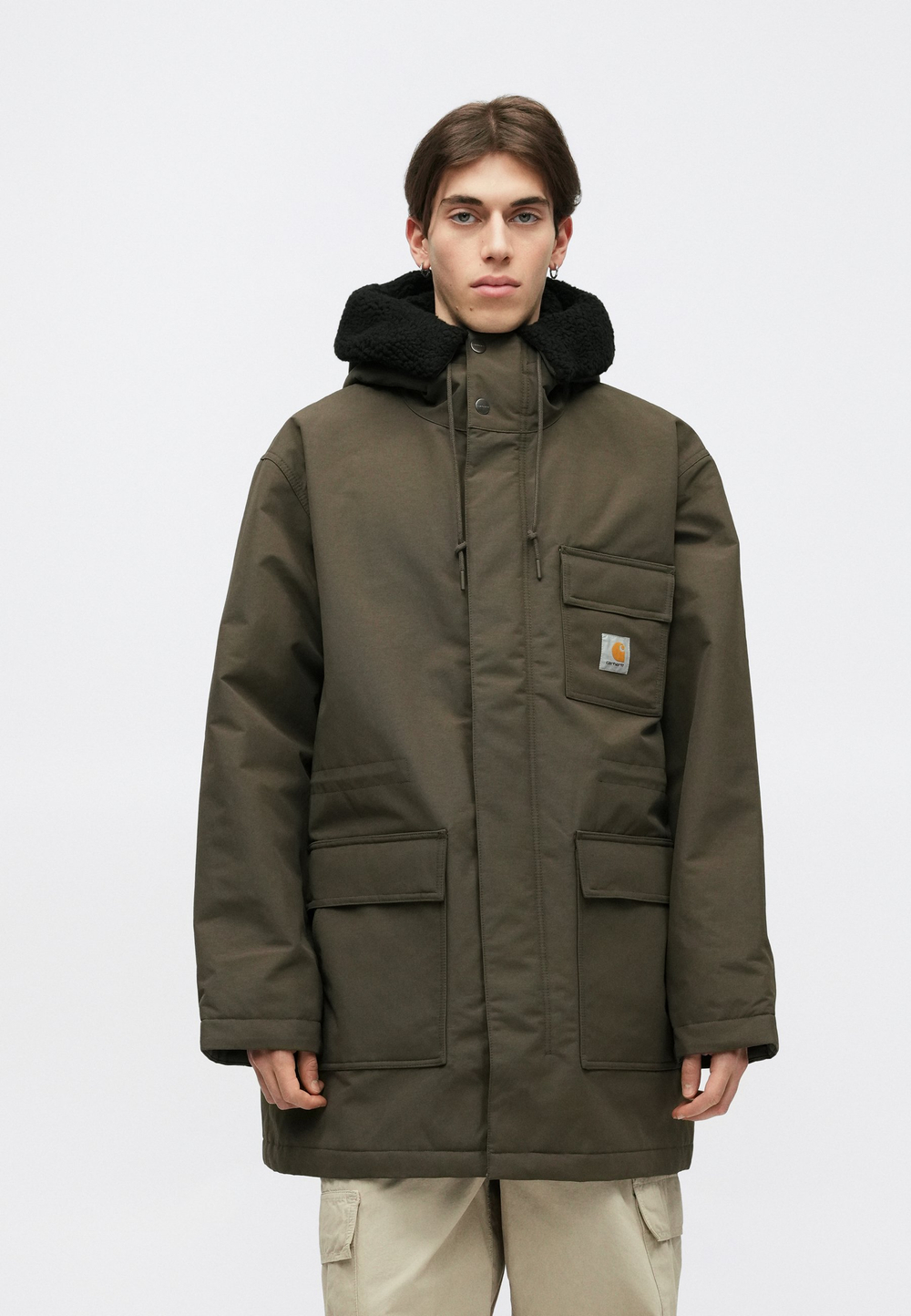 Carhartt WIP SIBERIA - Зимнее пальто - Коричневый