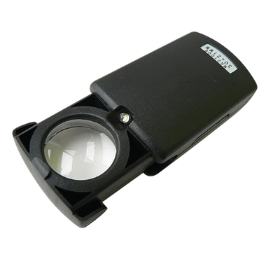 Лупа карманная Следопыт PF-SM-03L в чехле с подсветкой Кратность 30 х d линзы 21мм вес 31г