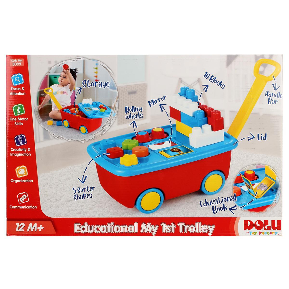 Конструктор в тележке с набором (Орион)