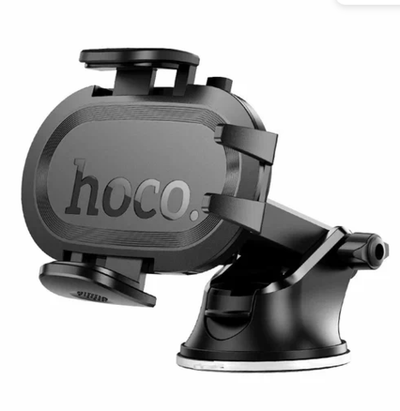 Автодержатель Hoco H54 Brusco ultra-thin push-type car holder (center console) Black