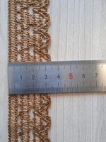 Декоративная тесьма №2 цвет18 (коричневый) 35мм 25м