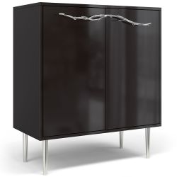 Комод Арт Колор Стайл Сильвер с 2 полками Терпкий коричневый