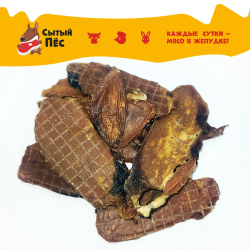 Лакомства для собак Сытый пёс / Семенники говяжьи ломтики / 1000 грамм