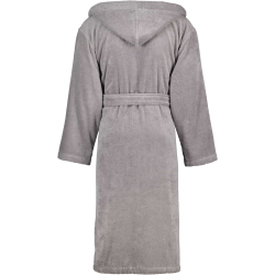 Халат с капюшоном мужской Cawo Sauna Time 833 79 серый