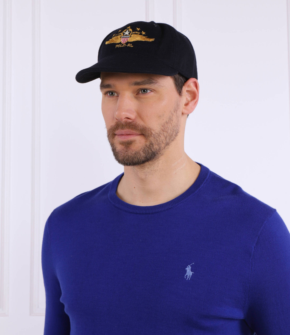 хлопковая кепка POLO RALPH LAUREN - черный(710A35606)