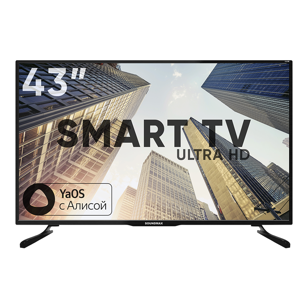 ЖК телевизор Soundmax SM-LED43M03SU(UHD Smart,Yandex)