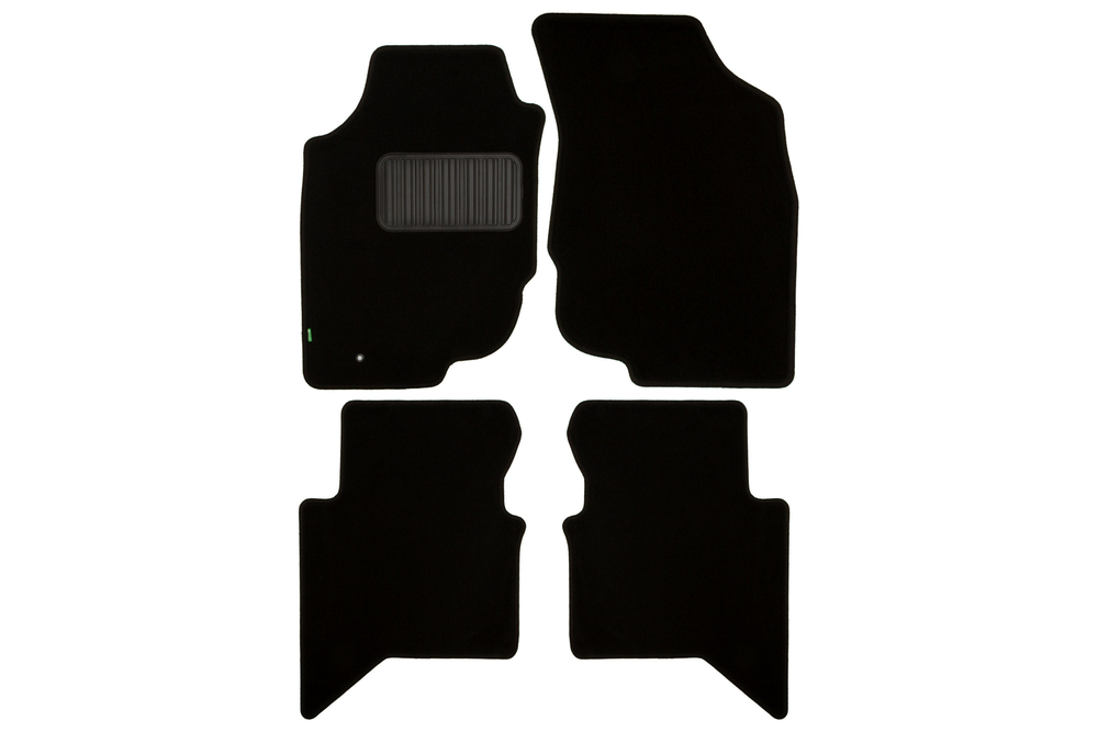 Коврики в салон для TOYOTA Hilux 2011-2015, пикап, 4 шт. (текстиль) KLEVER02485401210KH