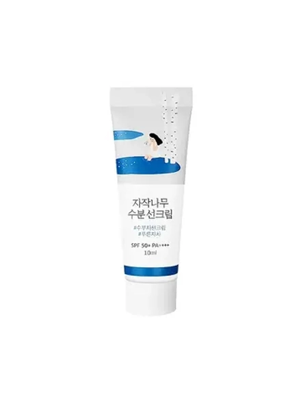Round Lab Солнцезащитный крем с березовым соком и гиалуроновой кислотой SPF 50 Birch Juice Moisturizing Sunscreen 10 мл