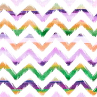 Зигзаг разноцветный  коричневый