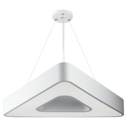Светильник LED ЭРА Geometria SPO-153-W-40K-030 Delta 30Вт 4000К 2100Лм IP40 600*80 белый подвесной драйвер внутри | Декоративные светильники Geometria