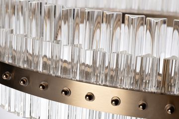 91GH-30868 Люстра подвесная "Galaxy" стекло прозрач. d85*h20см