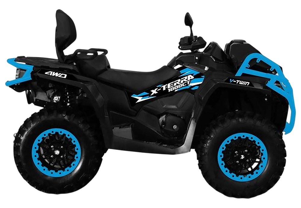 Квадроцикл BRC X-TERRA CT ATV 1000 Черный/синий (ПСМ)