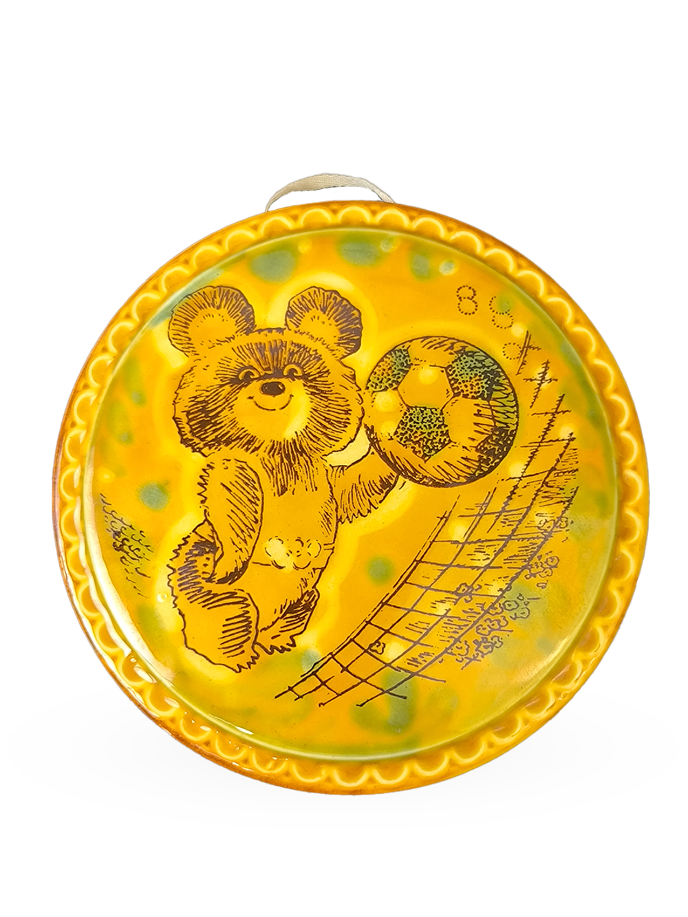 Панно настенное "Олимпийский мишка" (ЗиК "Конаково")