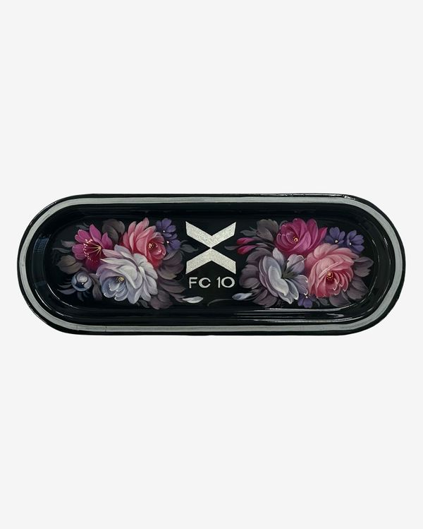 Поднос x Жостово 21х2см черный - фото 1