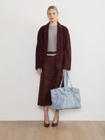 БАЗОВЫЙ ТОНКИЙ РЕМЕНЬ С ТРЕУГОЛЬНОЙ ПРЯЖКОЙ ЗАМША СЕРЫЙ