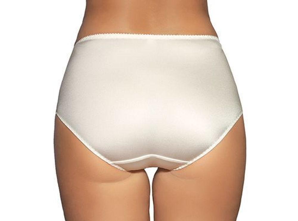 Высокие трусики с кружевными вставками Vintage (Размер: 46) (Цвет: красный)