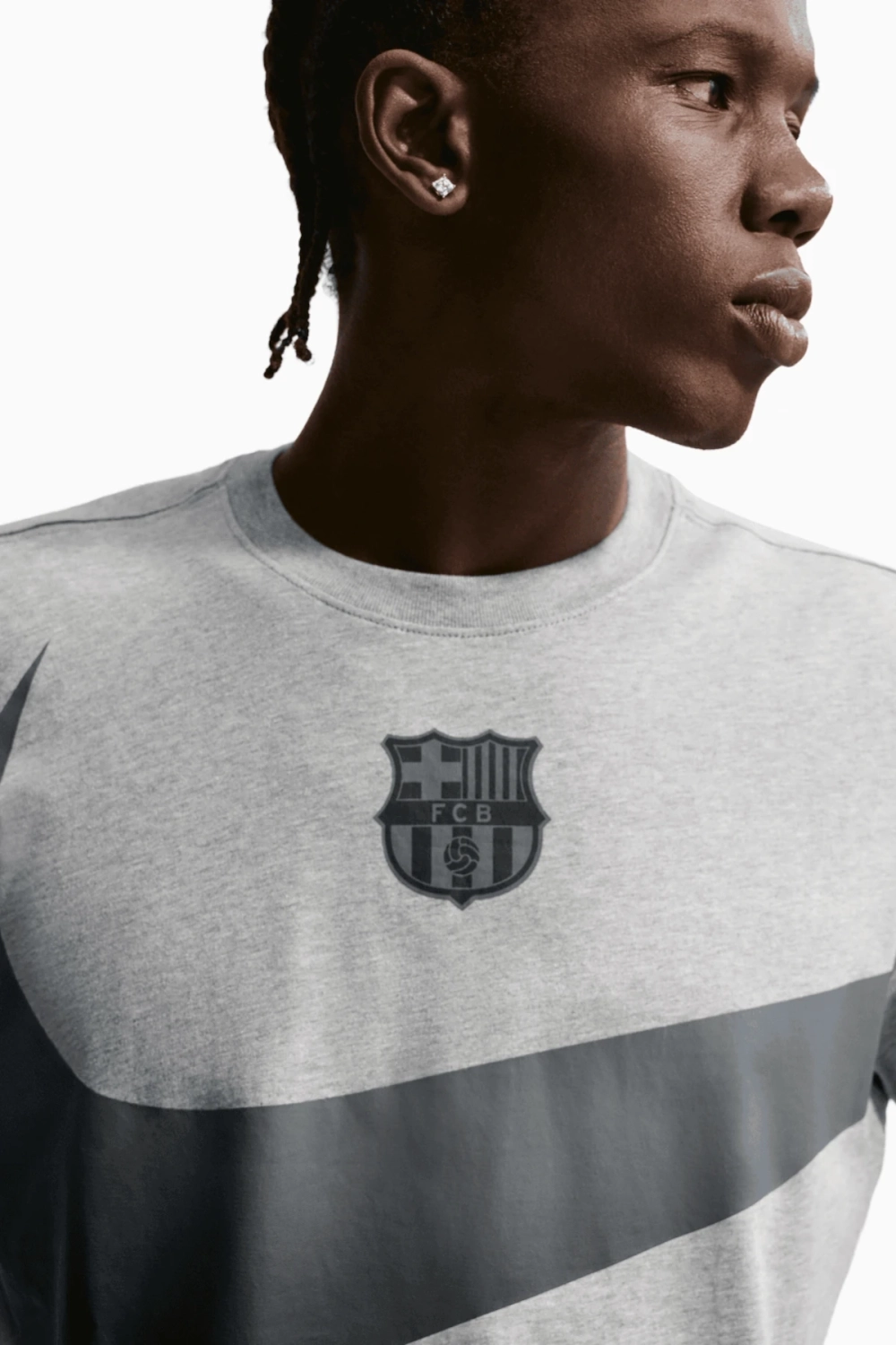 Футболка Nike FC Barcelona 25/26 Tee - серый