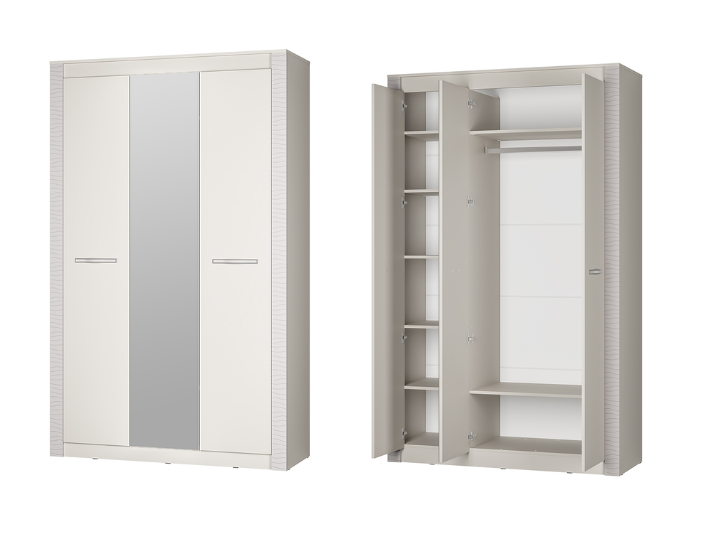 Шкаф 3-х ств многоцелевого назначения Монако ШК-38 кашемир