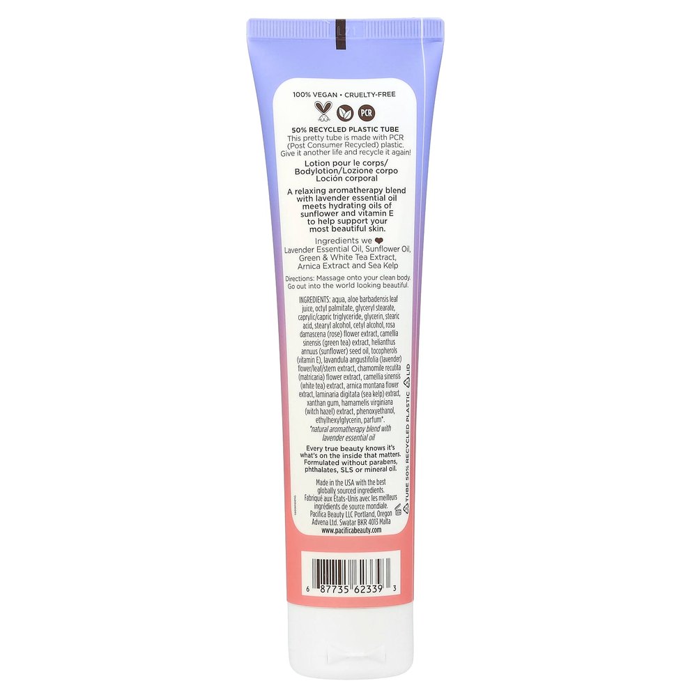 Pacifica, Lavender Moon, лосьон для тела, лаванда, роза и ромашка, 147 мл (5 жидк. унций)