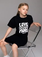 Летний костюм для девочки с шортами