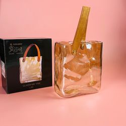 Lenardi 200-143 Декоративная ваза для цветов 19см в под.уп.(х12)Стекло