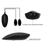 Телесный полуторс с двумя любовными тоннелями и вибрацией