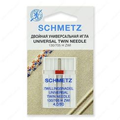 Иглы стандартные двойные 130/705H ZWI № 80/4.0