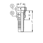Фитинг DN 10 SAE J512/J516 5/8