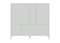 Шкаф Type 3 двери 2 ящика высота 135 см (белый)