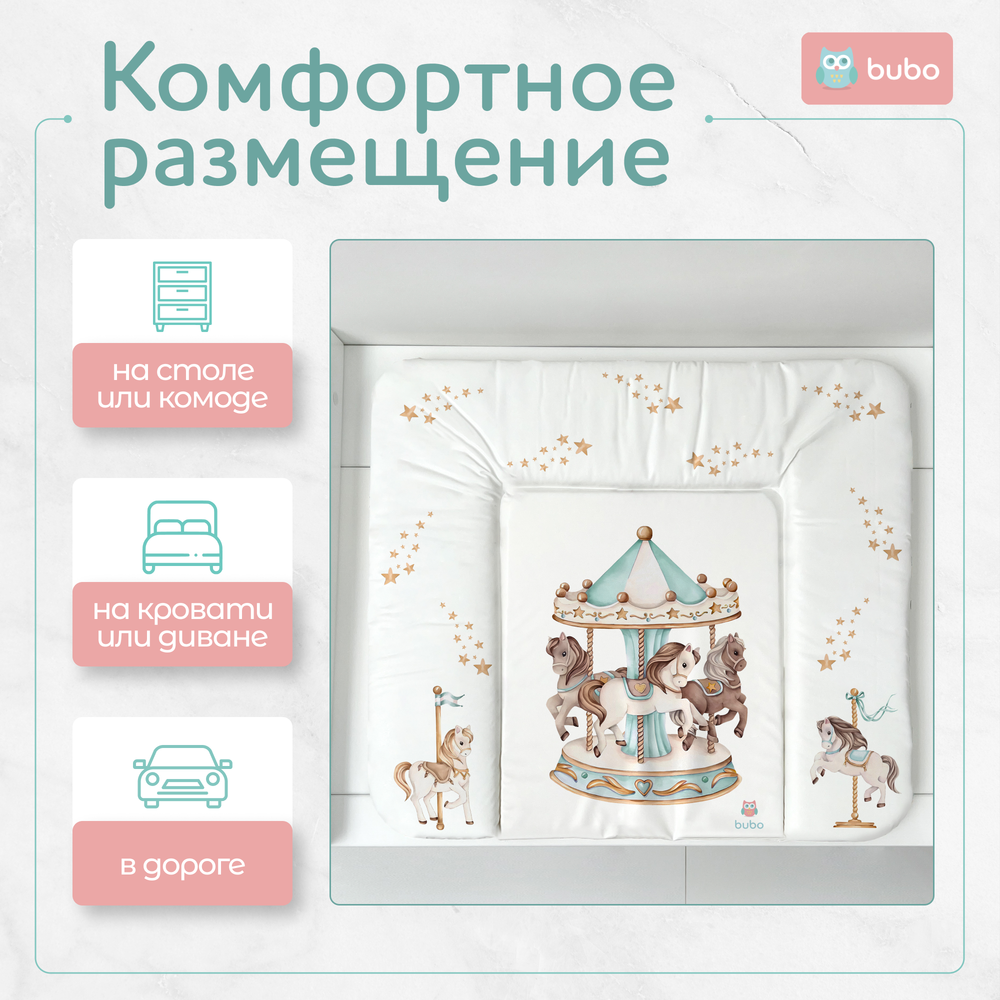 Матрас для пеленания BUBO BABY "SKY" 88x72 сантиметра